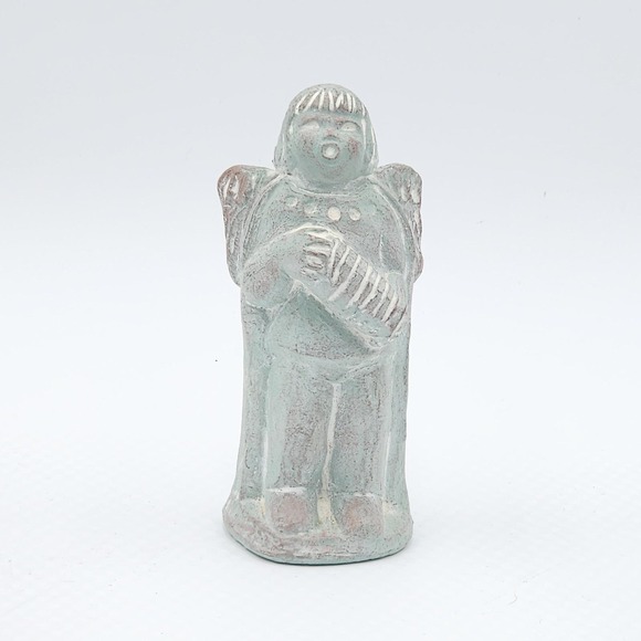 Isabel Bloom Other - Vintage 1986 Isabel Bloom Squeeze Box Angel Concrete Figurine Sculpture Signed